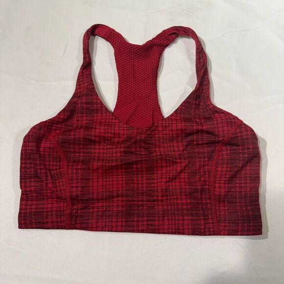 Outdoor Voices “Doing Things “ pomegranate Women's Sports Bra size Small - Picture 1 of 7